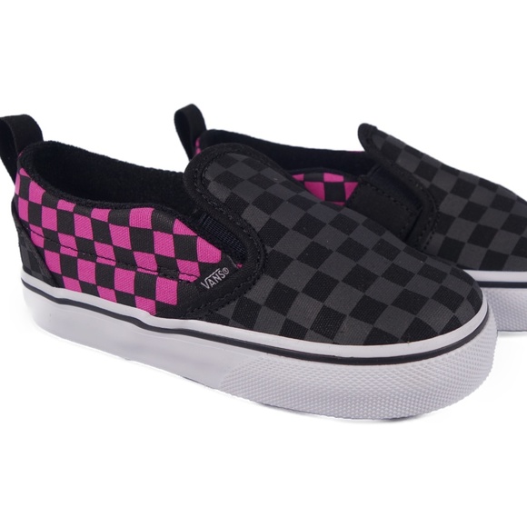 Vans Other - VANS Slip-On V Checkerboard (Carmine Rose / Black)